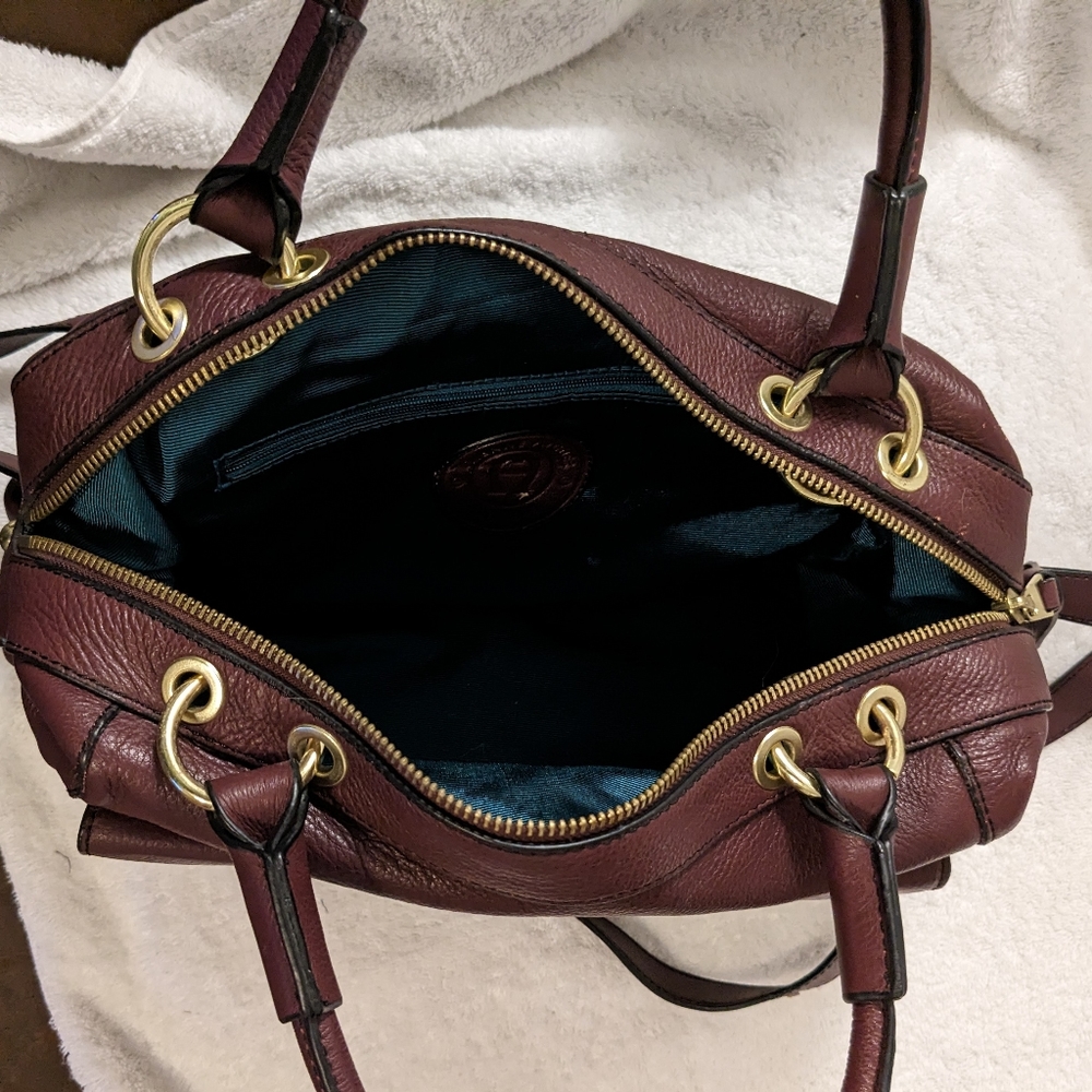 Vintage Etienne Aigner Leather Purse Satchel - Picture 6 of 15